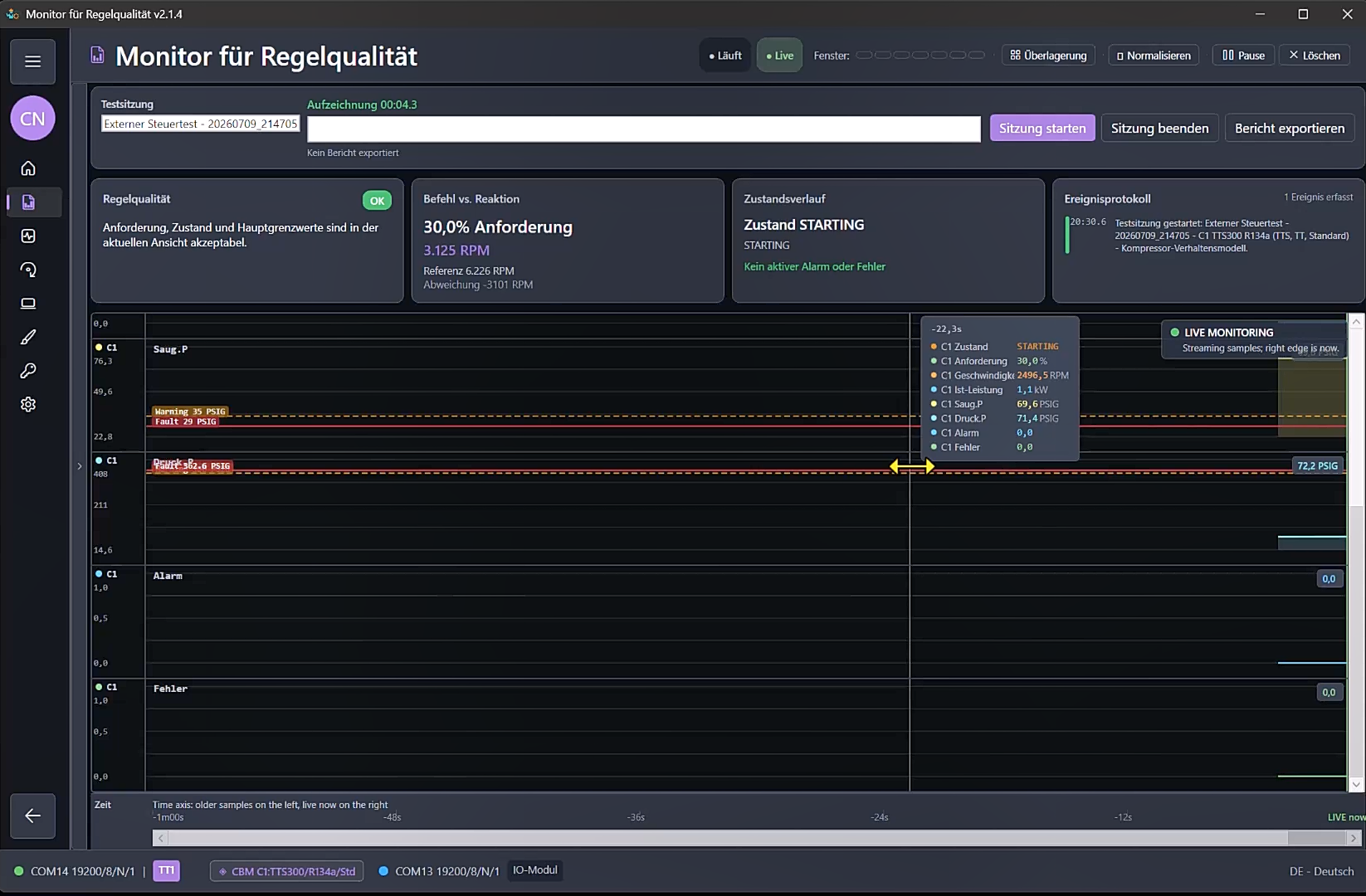 Freigabe- und Migrationsprüfungen: Workflow-Screenshots 2