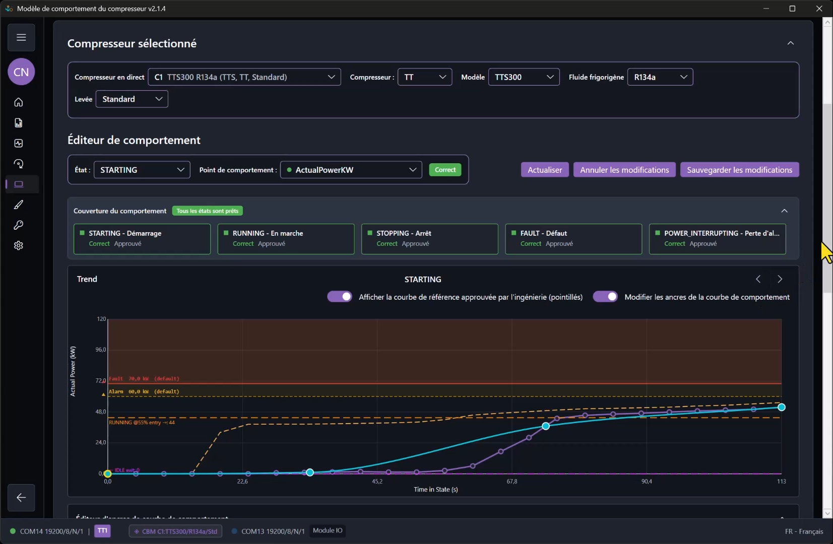 Guide du modèle de comportement: Captures du workflow 4