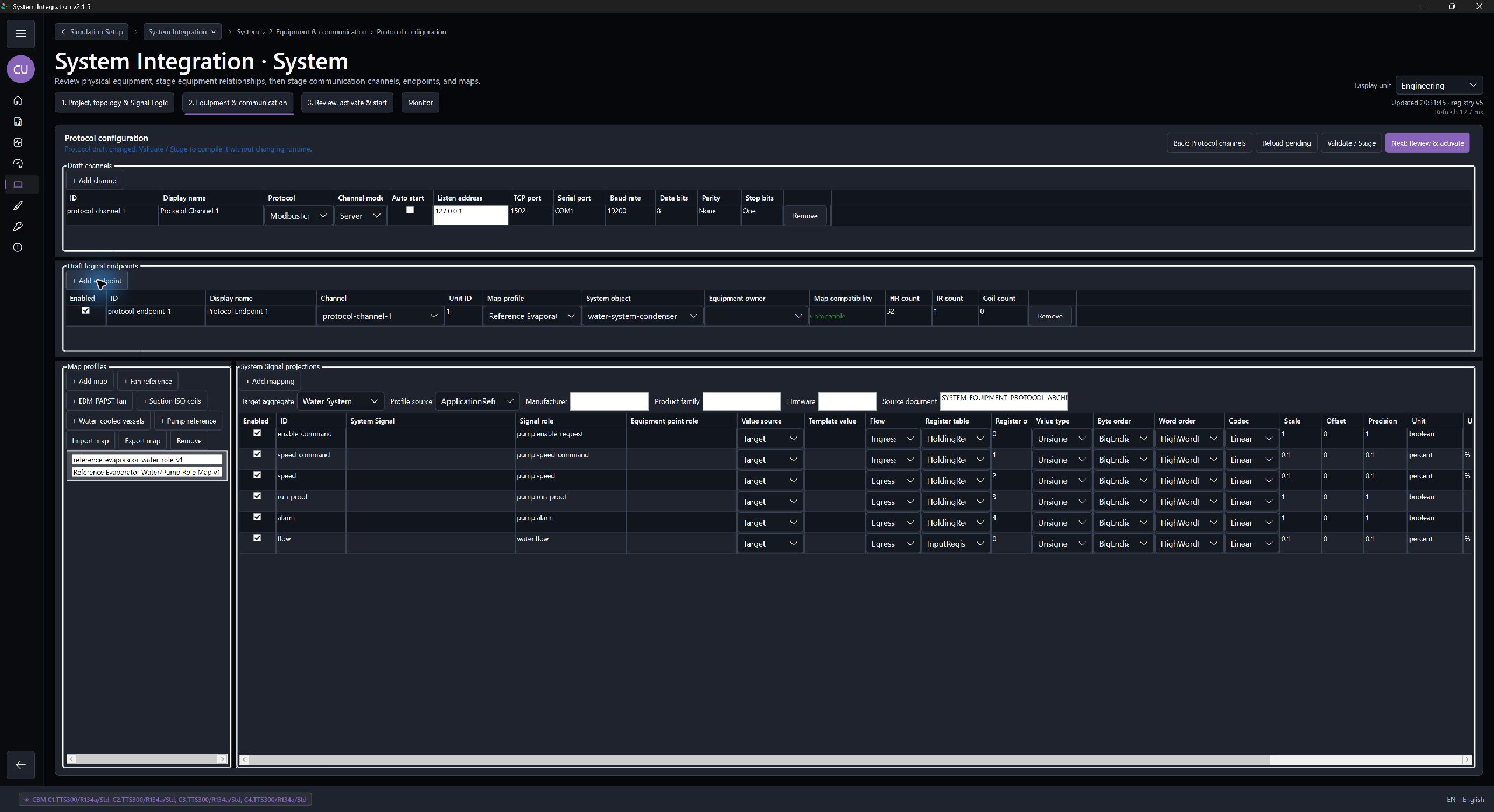Configure System Communication